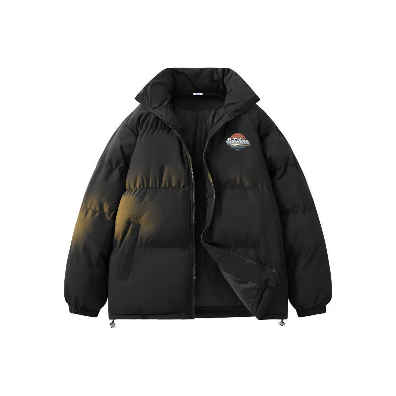 Warrior Ride The Wind And Waves Series Puffer Jacket Unisex-0