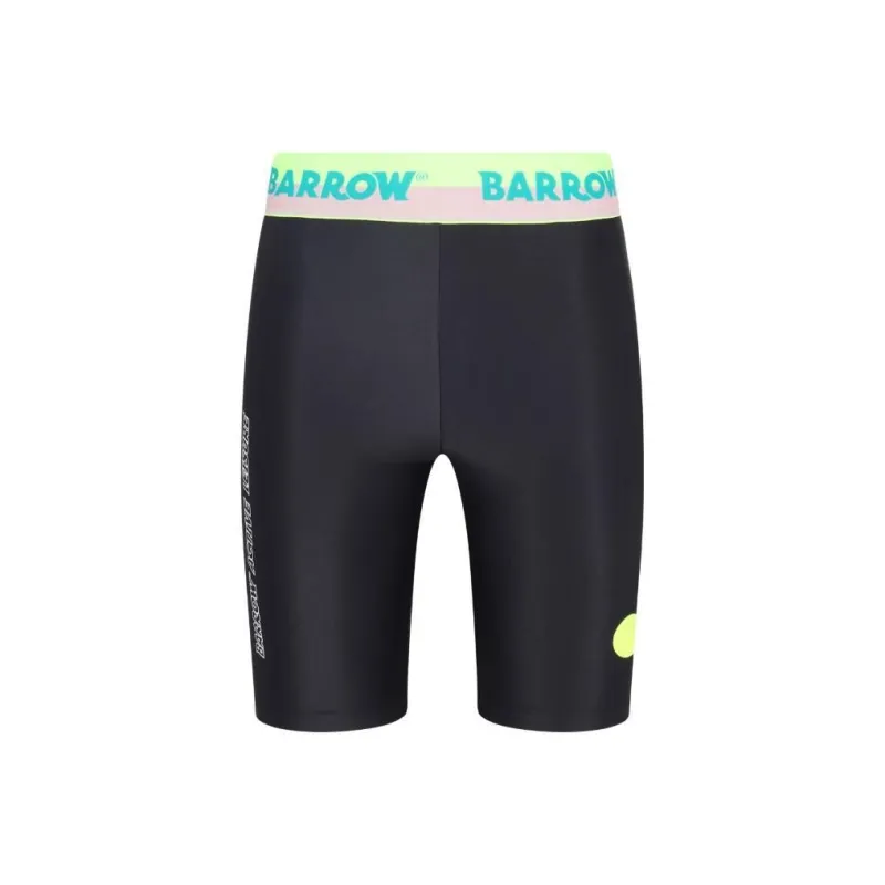 Barrow Logo Waistband Stretch Biker Shorts-0
