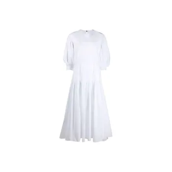 JIL SANDER Long-Sleeved Dresses Women's White