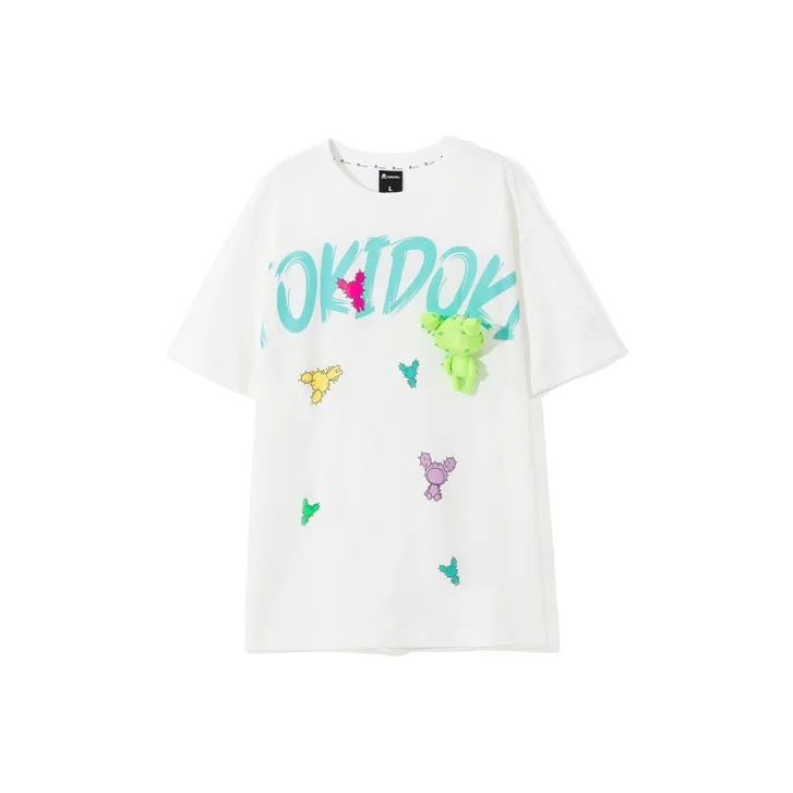 Tokidoki Short-Sleeved Dresses Women's White-0