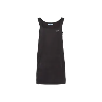 PRADA SS22 Sleeveless Dress Women's Black