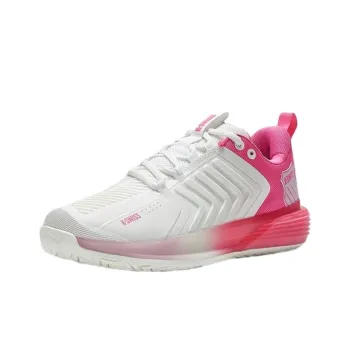 KSWISS Low Top Tennis Shoes Unisex White Pink