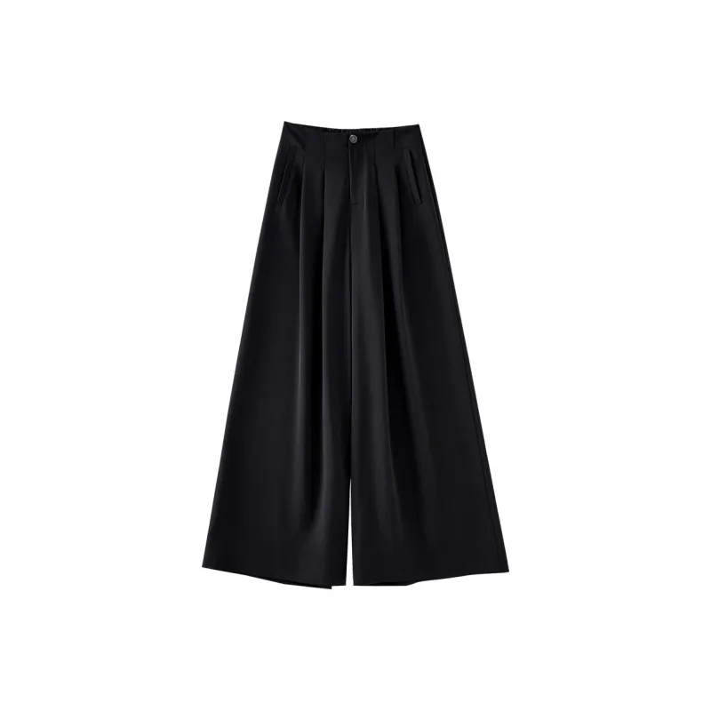 OUNIXUE Casual Pants Women's Black-0