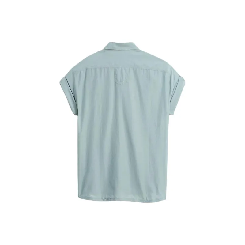 ZARA Shirts Men Light Blue-1