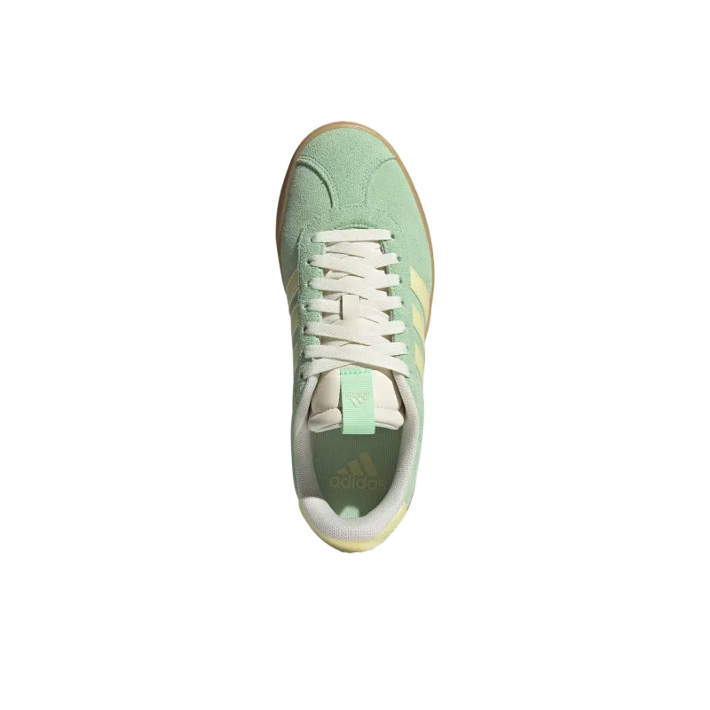 Adidas VL COURT 3.0 Low Top Skateboard Shoes Women's Light Neon Green-4