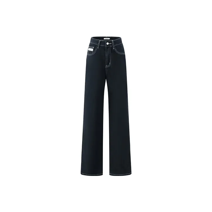 MacyMccoy Straight Jeans Women's Black-0