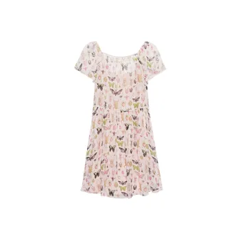 RED VALENTINO Short Sleeved Dresses Women's Print
