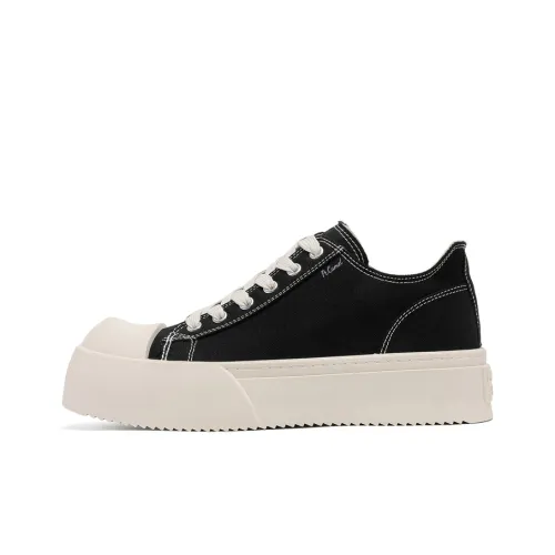 PROTECTCAMEL Abrasion Resistant Lightweight Height Increasing Low Top Canvas Shoes Men's Black
