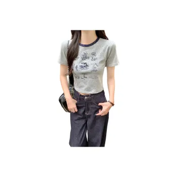 Mu Xiao Xin Set in Sleeve T Shirt Women's