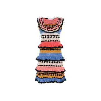 Zimmermann Sleeveless Dresses Women's Navy Blue