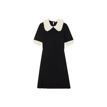 Sandro Short-Sleeved Dresses Women's Black