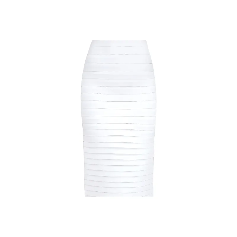 Alaia Casual Long Skirt Women's White-3