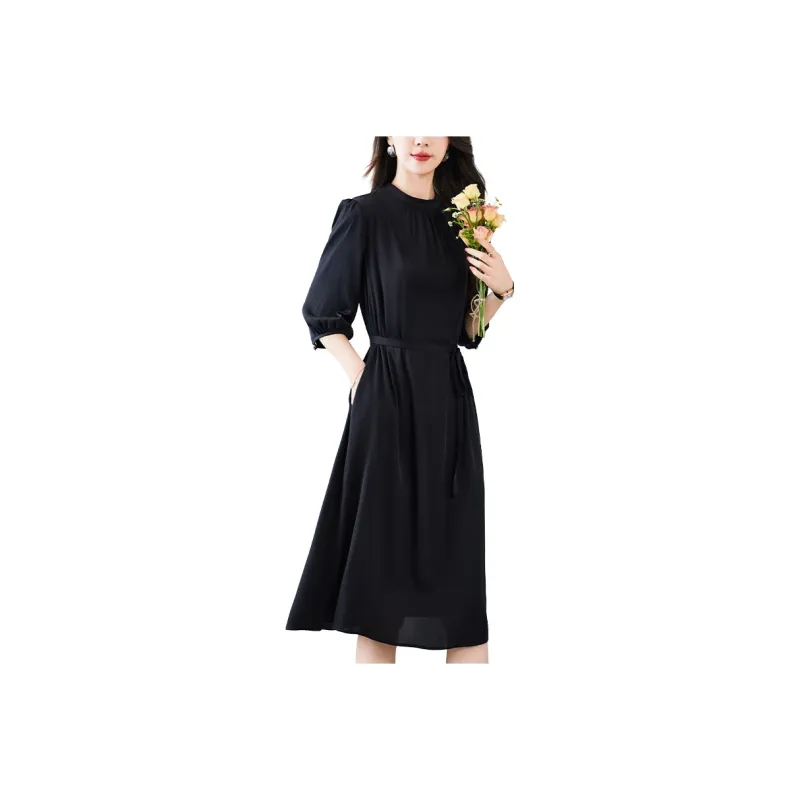 To The West Long Sleeved Dresses Women's-5