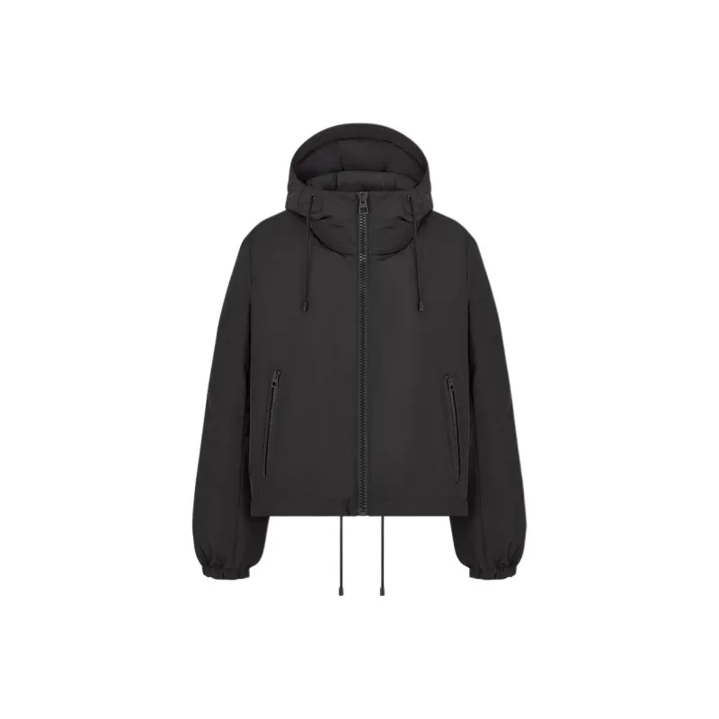 DIOR Hooded Short Down Jacket-0