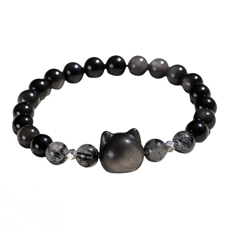 Noritake Obsidian Bracelets Unisex-8