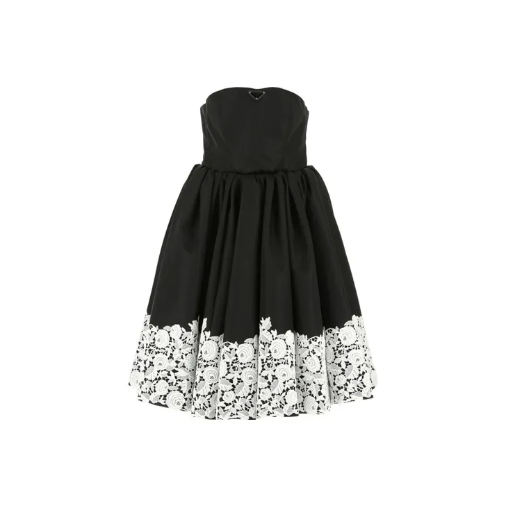 PRADA SS21 Sleeveless Dress Women's Black-0