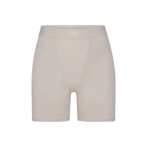 SKIMS BOYFRIEND BOXER Underpants Women's Stone/Stone Color