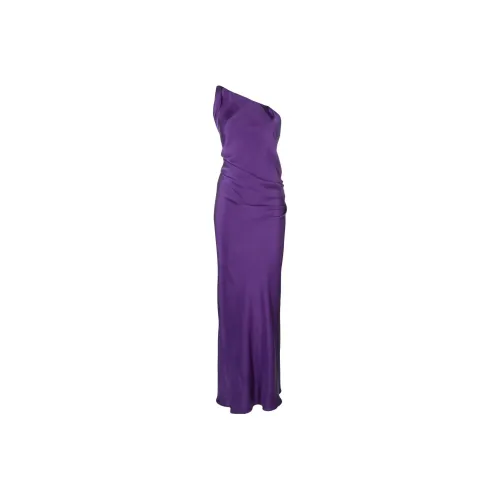 SAINT LAURENT SS23 Sleeveless Dress Women's Purple