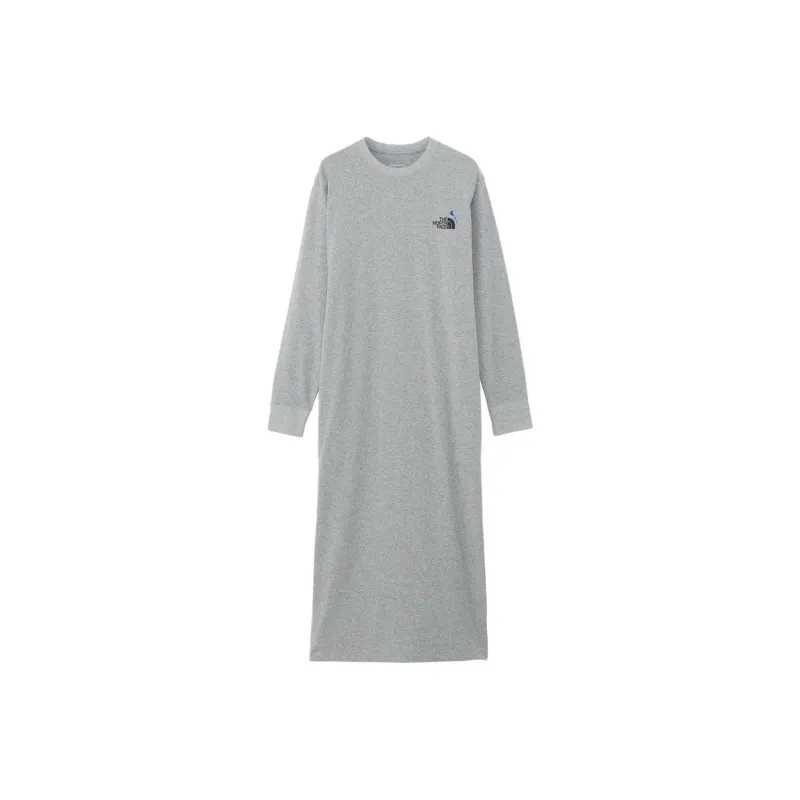 THE NORTH FACE Long Sleeved Dresses Women's Gray-0
