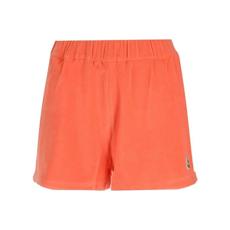 Moncler Logo patch Velour Shorts-0