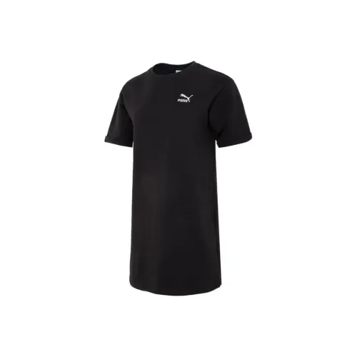 PUMA Short Sleeved Dress Women's Black