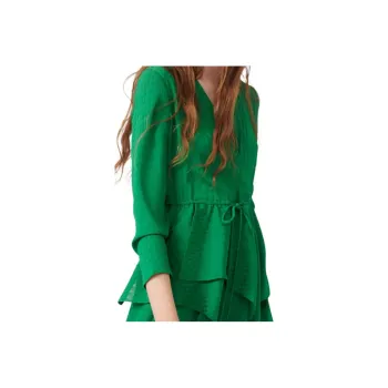 Maje Long-Sleeved Dresses Women's Emerald Green