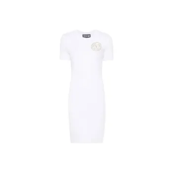 VERSACE JEANS Logo Embellished Dress