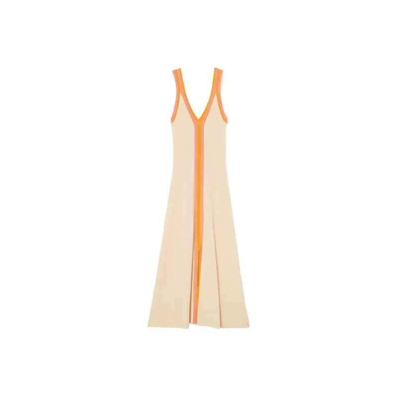 Sandro Sleeveless Dresses Women's Yellow-0