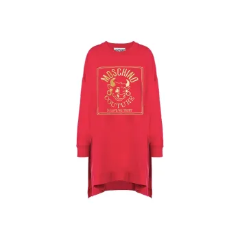 MOSCHINO Long-Sleeved Dresses Women's Red