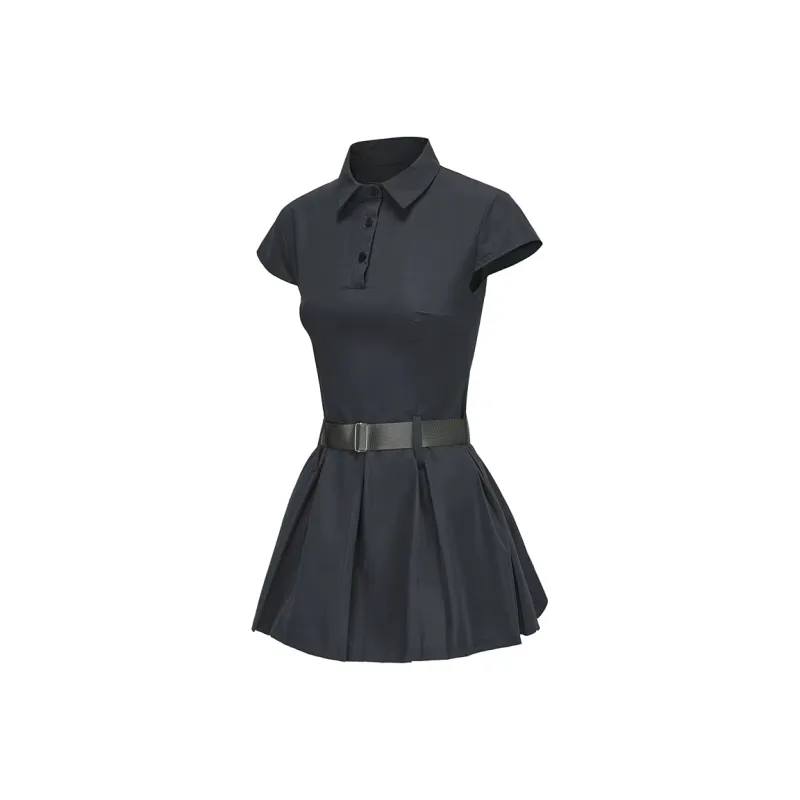 Incolore Short Sleeved Dresses Women's Dark Gray-0