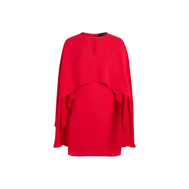 KARL LAGERFELD / Karl Lagerfeld Jeans Cape design Mini Dress-0
