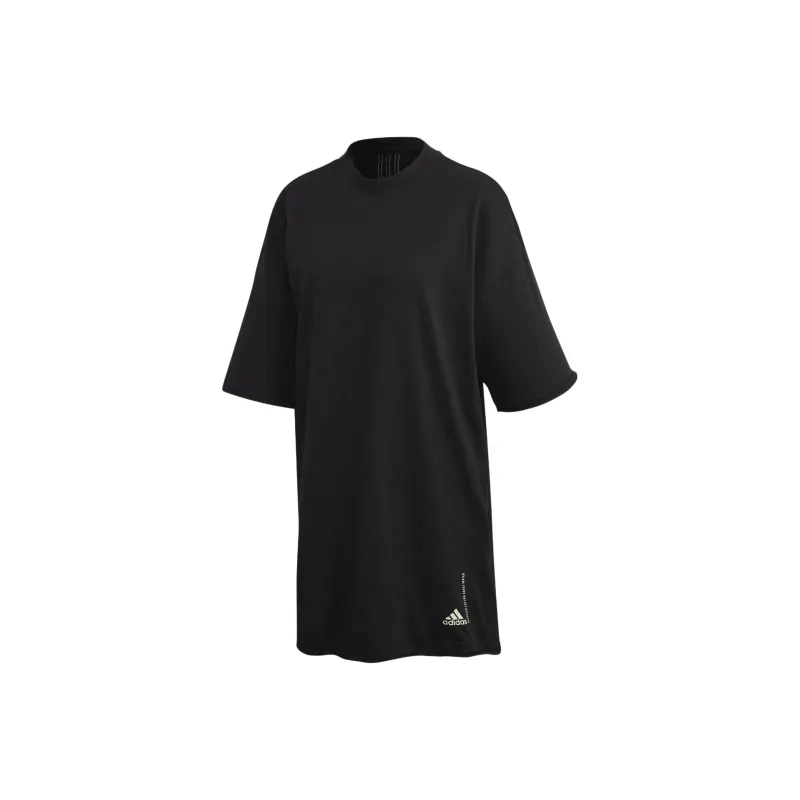 Adidas Short Sleeved Dresses Women's Black-0