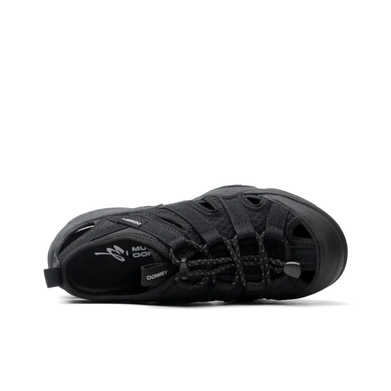 Mule Donkey Slip Resistant Waterproof River Trekking Shoes Unisex Charcoal Black-6
