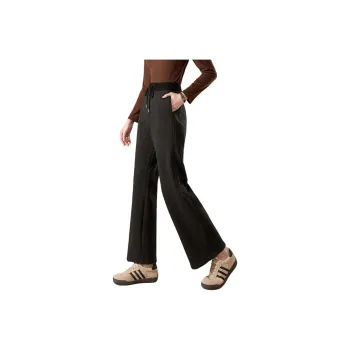 Mylan Spring Fall Winter Casual Pants Straight Women's Black Collection Brand Get Activity Alerts In Real Time