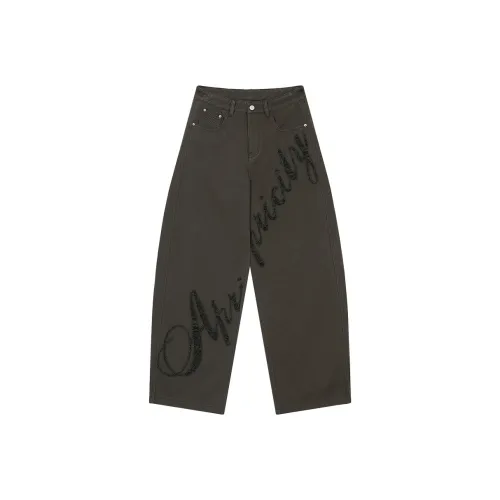 ELF SACK Jeans Women's Elegant Black Gray