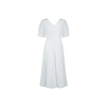 THE SEA LIFE Short Sleeved Dress Women's Cloud White