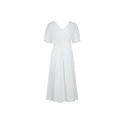 THE SEA LIFE Short Sleeved Dress Women's Cloud White