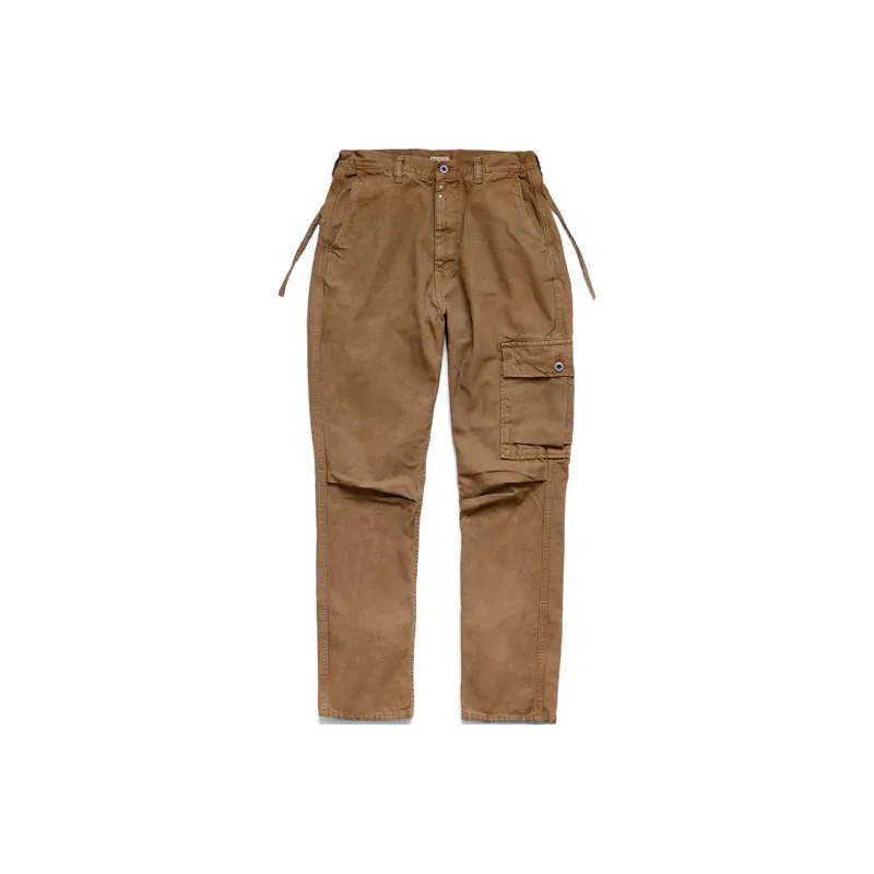 Kapital Light Canvas Ringoman Cargo Pants 'Gold'-2