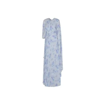 Balenciaga Floral Print Pleated Dress