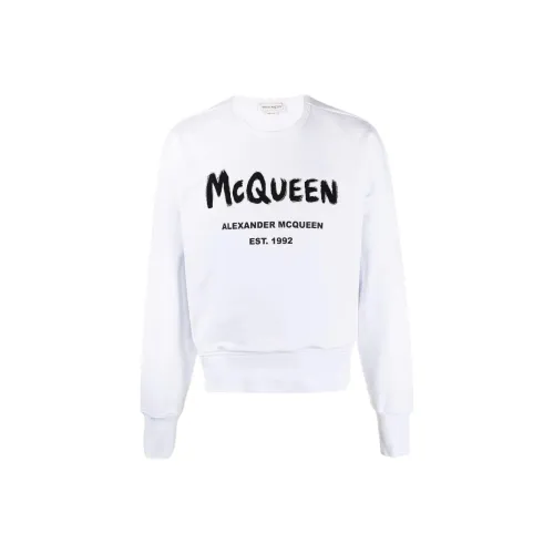 Alexander McQueen Sweatshirts Men White