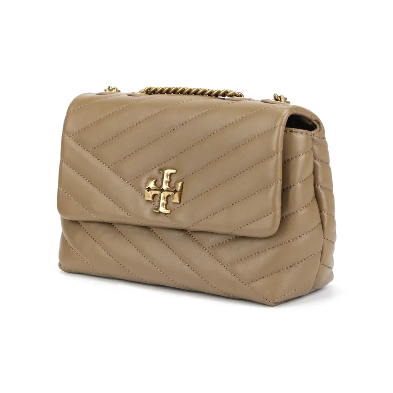 TORY BURCH Kira Leather Crossbody Bag, Shoulder Bag Women's Oystercatcher Umber-2