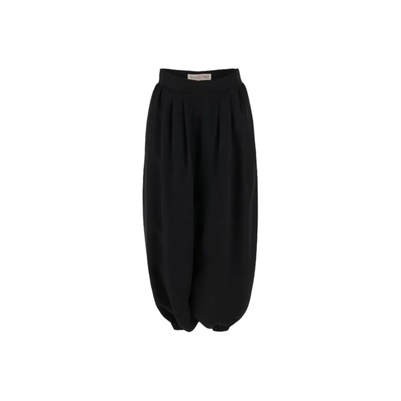 Valentino SS25 Casual Pants Women's Black-0