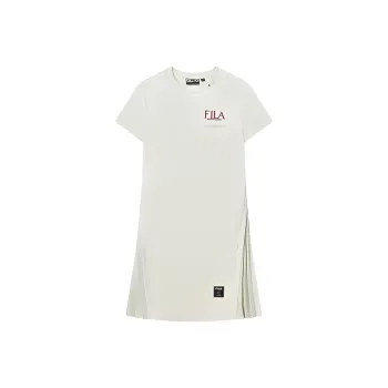FILA x MIHARA YASUHIRO Short Sleeved Dress Women's Light Mist Gray