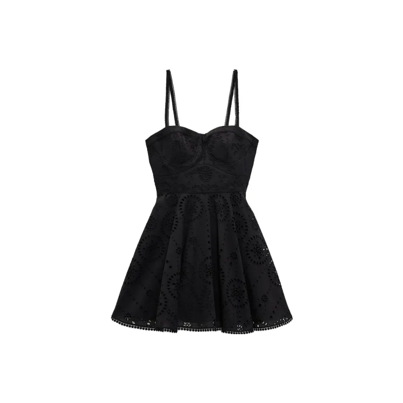 ZARA Slip Dresses Women's Black-0