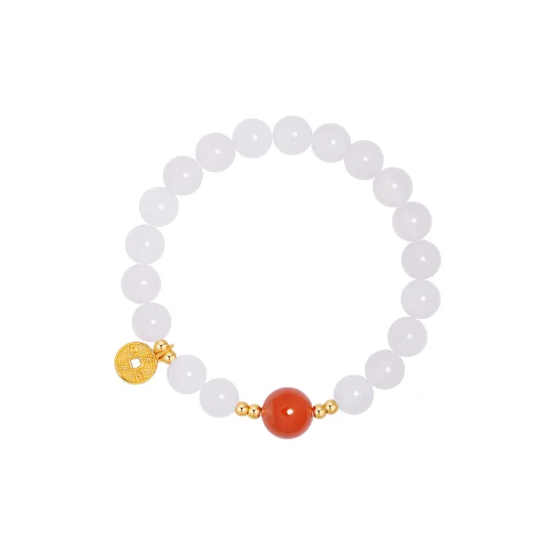 CHOW TAI KING Chalcedony Jade Bracelets Women's-0