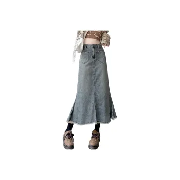 MJB Denim Long Skirts Women's Vintage Blue