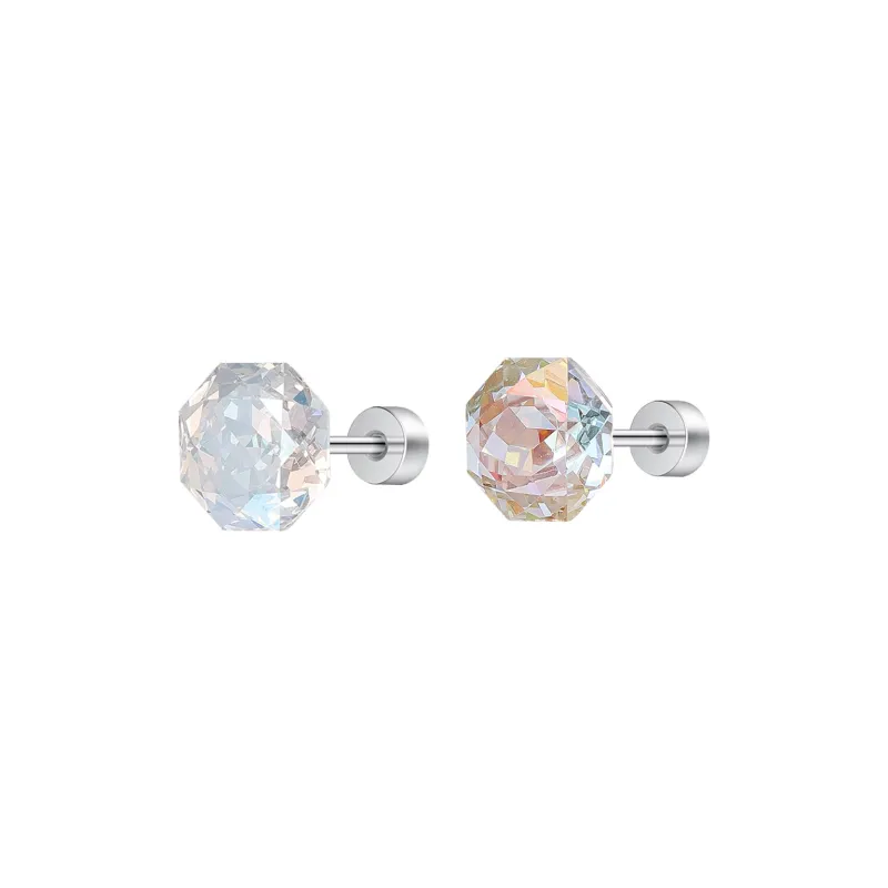MISS XIA JWY Titanium Steel Stud Earrings Unisex-47