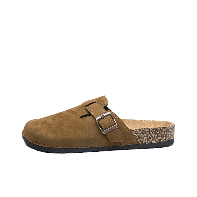 YUZHAOLIN EVA Rubber Sole Abrasion Resistant Slip Resistant Closed Toe Slippers Unisex-4