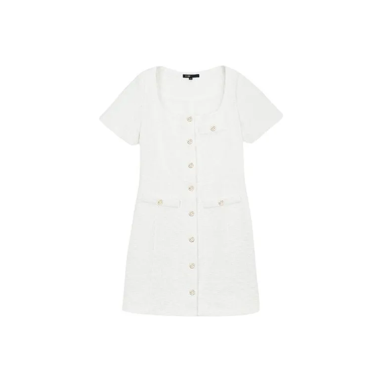 Maje Tweed Mini Dress-0