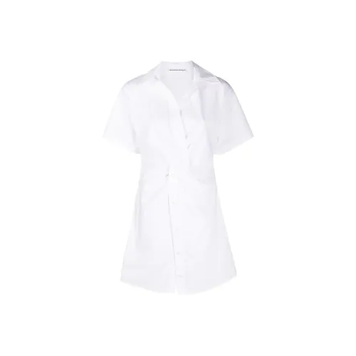 Alexander Wang Short-Sleeved Dresses Women's White